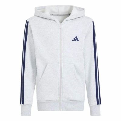 блуза,детски,блузи,adidas,essentials,full,zip,sweatshirt,white,(light,grey,heather,dark,blue)