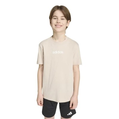 тениска,мъжки,тениски,дамски,тениски,adidas,essentials,linear,short,sleeve,t,shirt,beige,(crystal,linen,white)