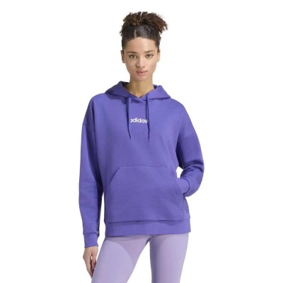 суичър,дамски,блузи,adidas,essentials,linear,fleece,hoodie,purple,(pure,purple,white)
