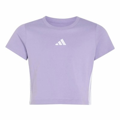 тениска,мъжки,тениски,дамски,тениски,adidas,essentials,slim,short,sleeve,t,shirt,purple,(magic,lilac,white)