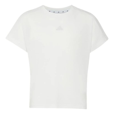 детска,тениска,мъжки,тениски,дамски,тениски,adidas,girls,short,sleeve,t,shirt,white,(white)