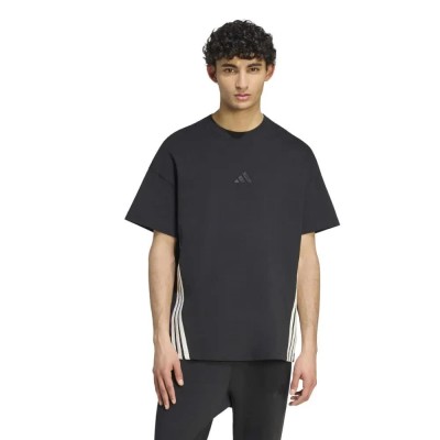тениска,мъжки,тениски,дамски,тениски,adidas,kit,3,stripes,loose,short,sleeve,t,shirt,black,(black,off,white)