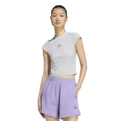 тениска,мъжки,тениски,дамски,тениски,adidas,kit,small,logo,rib,short,sleeve,t,shirt,grey,(light,grey,heather)