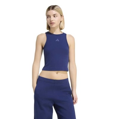 потник,дамски,топове,adidas,kit,small,logo,rib,sleeveless,top,blue,(dark,blue)
