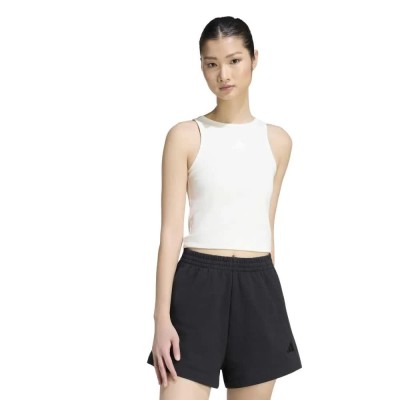 потник,дамски,топове,adidas,kit,small,logo,rib,sleeveless,top,white,(owhite)