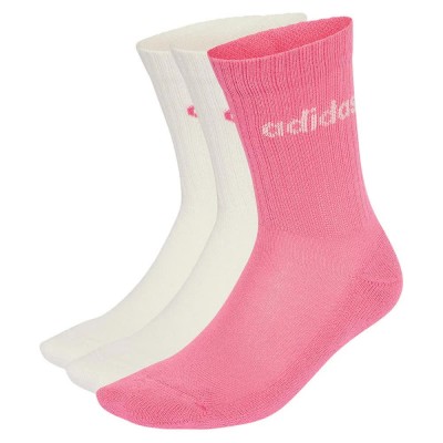 чорапи,мъжки,чорапи,дамски,чорапи,adidas,linear,cushioned,crew,socks,3,pairs,multicolor,(off,white,pink,fusion,off,white)