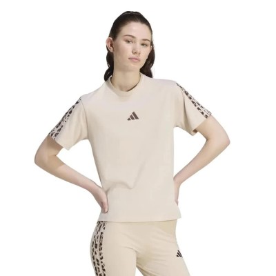 тениска,мъжки,тениски,дамски,тениски,adidas,seasonal,essentials,animal,print,3,stripes,short,sleeve,t,shirt,beige,(crystal,linen,multicolor,crystal,linen)