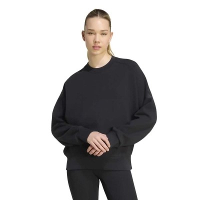 блуза,дамски,блузи,adidas,soft,lux,loose,sweatshirt,black
