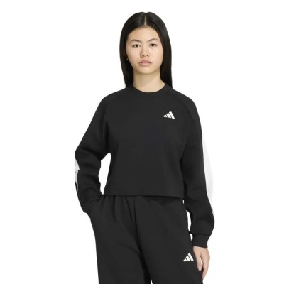 блуза,детски,блузи,adidas,stadium,sweatshirt,black,(black,off,white)