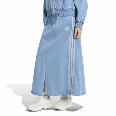 пола,дамски,поли,и,рокли,adidas,stadium,washed,loose,fit,denim,skirt,blue,(crystal,sky)