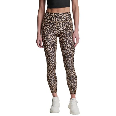 клин,дамски,клинове,дамски,чорапогащи,и,клинове,dkny,elevate,interlock,7,8,high,waist,leggings,brown,(leopard,caramel)