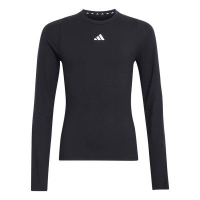 тениска,мъжки,тениски,дамски,тениски,adidas,techfit,climawarm,long,sleeve,t,shirt,black,(black,white)