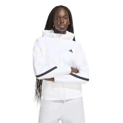 блуза,дамски,блузи,adidas,z.n.e,full,zip,sweatshirt,white,(white)