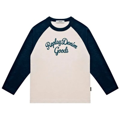 тениска,мъжки,тениски,дамски,тениски,replay,sb91ii.000.724bbw,long,sleeve,t,shirt,beige,(gardenia)