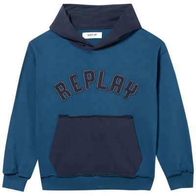 блуза,детски,блузи,replay,sb91ij.000.724b9w,sweatshirt,blue,(sailor,blue)
