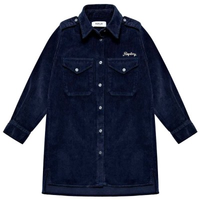 рокля,дамски,поли,и,рокли,replay,sg93a4.000.7248b,long,sleeve,short,dress,blue,(salute)