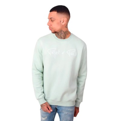 блуза,мъжки,пуловери,project,x,paris,1920009,sweatshirt,green,(light,blue,white)