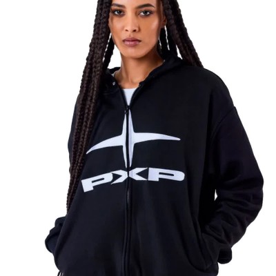 блуза,мъжки,пуловери,project,x,paris,2534000,full,zip,sweatshirt,black,(black)