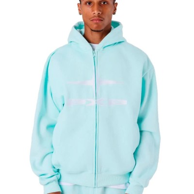 блуза,мъжки,пуловери,project,x,paris,2534000,full,zip,sweatshirt,blue,(mint,ice)