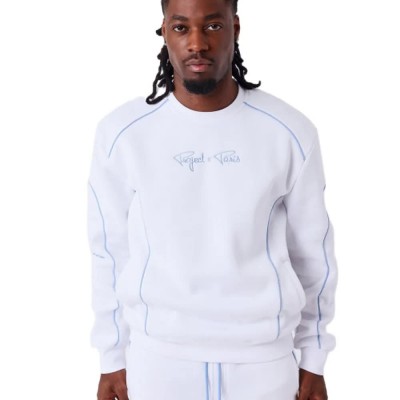 блуза,мъжки,пуловери,project,x,paris,2622109,sweatshirt,white,(white,white,blue)