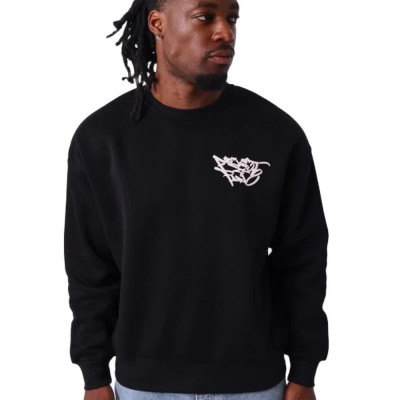блуза,мъжки,пуловери,project,x,paris,2622328,sweatshirt,black,(black,pink)