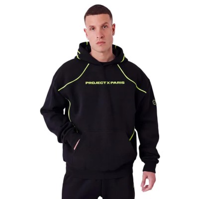 суичър,мъжки,пуловери,project,x,paris,2622335,hoodie,black,(black,lime)
