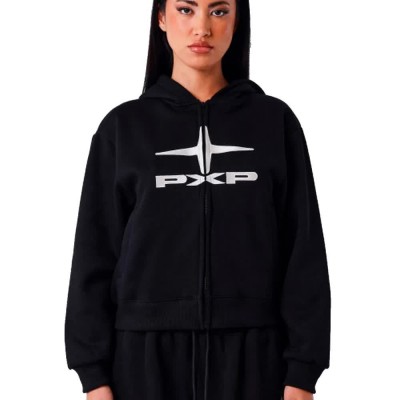 блуза,дамски,блузи,project,x,paris,f253326,full,zip,sweatshirt,black,(black,cream)