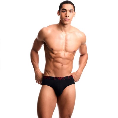 мъжко,бельо,emporio,armani,em000258,af25018,slips,3,units,black,(black,red,black)