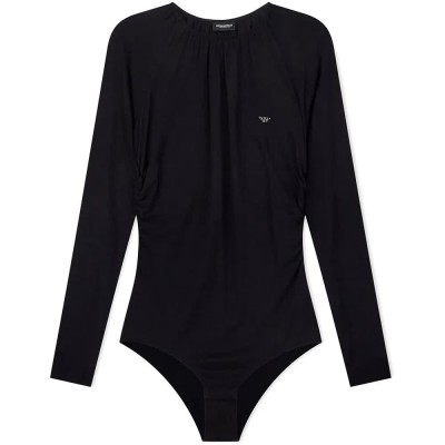 дамски,бодита,emporio,armani,ew004740,af25579,long,sleeve,body,black,(black)