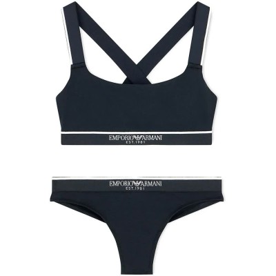 дамско,бельо,дамски,бикини,и,танкини,emporio,armani,set,ew001905,af27298,brazilian,bra,black,(black)