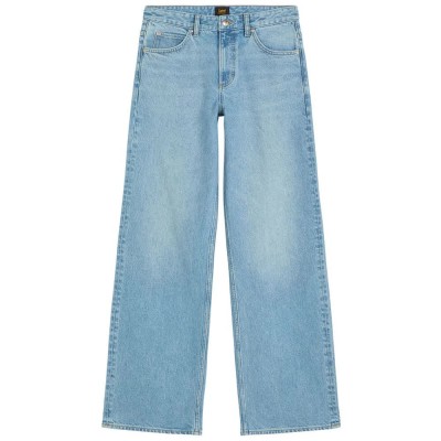 дънки,мъжки,панталони,дамски,панталони,lee,112385816,loose,straight,fit,jeans,blue,(stars)