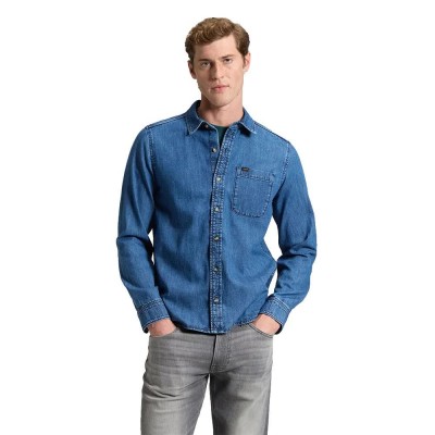 риза,с,дълъг,ръкав,дамски,ризи,мъжки,ризи,lee,112386366,denim,regular,fit,long,sleeve,shirt,blue,(silver,moon)