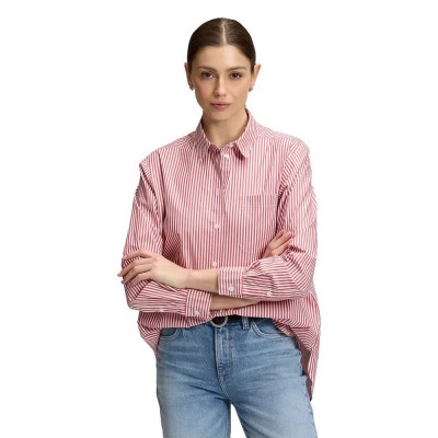 риза,с,дълъг,ръкав,дамски,ризи,мъжки,ризи,lee,boyfriends,pocket,relaxed,fit,long,sleeve,shirt,pink,(samba,stripe)