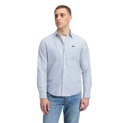 риза,с,дълъг,ръкав,дамски,ризи,мъжки,ризи,lee,button,down,regular,fit,long,sleeve,shirt,white,(bering,sea)