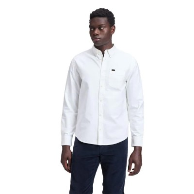 риза,с,дълъг,ръкав,дамски,ризи,мъжки,ризи,lee,button,down,regular,fit,long,sleeve,shirt,white,(bright,white)