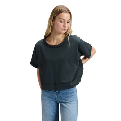 тениска,мъжки,тениски,дамски,тениски,lee,cropped,relaxed,fit,short,sleeve,t,shirt,black,(washed,black)