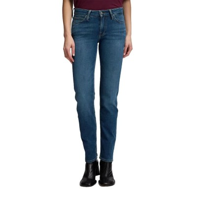 дънки,мъжки,панталони,дамски,панталони,lee,elly,slim,straight,fit,jeans,blue,(mid,fade)