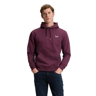 суичър,мъжки,пуловери,lee,essential,regular,fit,hoodie,purple,(fig)