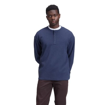 дамски,блузи,с,яка,мъжки,блузи,с,яка,lee,henley,slim,fit,long,sleeve,polo,blue,(indigo,heather)