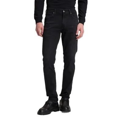 дънки,мъжки,панталони,дамски,панталони,lee,luke,slim,tapered,fit,jeans,black,(midnight,trail)