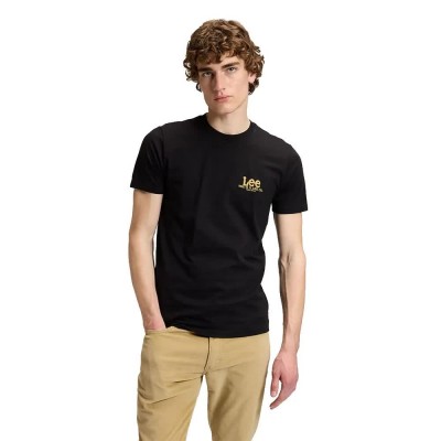 тениска,мъжки,тениски,дамски,тениски,lee,medium,regular,fit,short,sleeve,t,shirt,black,(black)
