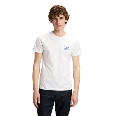 тениска,мъжки,тениски,дамски,тениски,lee,medium,regular,fit,short,sleeve,t,shirt,white,(bright,white)