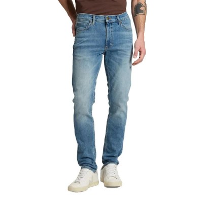 дънки,мъжки,панталони,дамски,панталони,lee,luke,slim,tapered,fit,jeans,blue,(lowland)