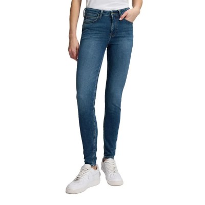дънки,мъжки,панталони,дамски,панталони,lee,skarlett,skinny,fit,high,waist,jeans,blue,(mid,fade)