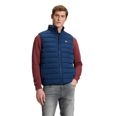 елек,мъжки,жилетки,lee,stand,collar,puffer,regular,fit,vest,blue,(dress,blues)