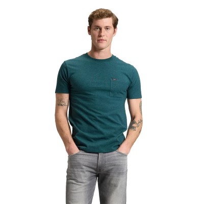 тениска,мъжки,тениски,дамски,тениски,lee,ultimate,pocket,slim,fit,short,sleeve,t,shirt,blue,(ponderosa,pine)
