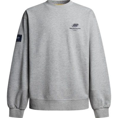 блуза,мъжки,пуловери,red,bull,racing,patch,crew,sweatshirt,grey,(light,grey,marl)