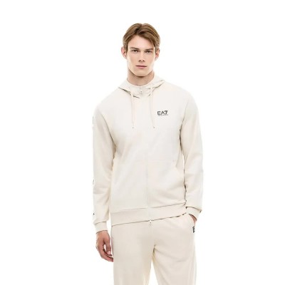 блуза,мъжки,пуловери,ea7,emporio,armani,7m000568,af13512,full,zip,sweatshirt,white,(beige,logo,black)