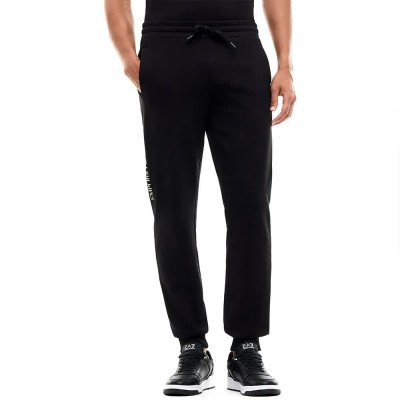 анцуг,мъжки,панталони,дамски,панталони,ea7,emporio,armani,7m002203,af27189,sweat,pants,black,(black,logo,gold)