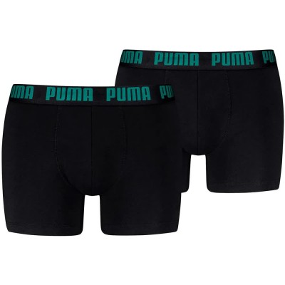 боксерки,мъжко,бельо,puma,everyday,basic,boxers,2,units,black,(black,mint)